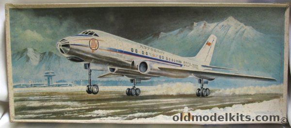 KVZ 1/100 Tu-104 Aeroflot (Tu-16 Badger) plastic model kit